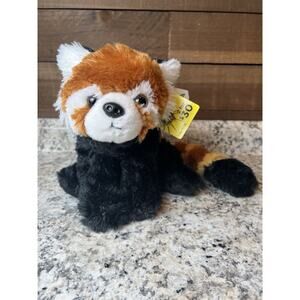 NWT Wild Republic Plush Red Panda 12” Plus Tail, Cuddlekins